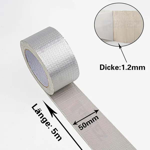 Super_Strong_Adhesive_Waterproof_Permanent_Repair_Aluminum_Butyl_Tape_Rubber_Foil_Suitable_For_Roof_Leak,_Surface_Crack,_Window_Sill_Gap,_Boat_Sealing,_Home_Renovation_5Cm*5M