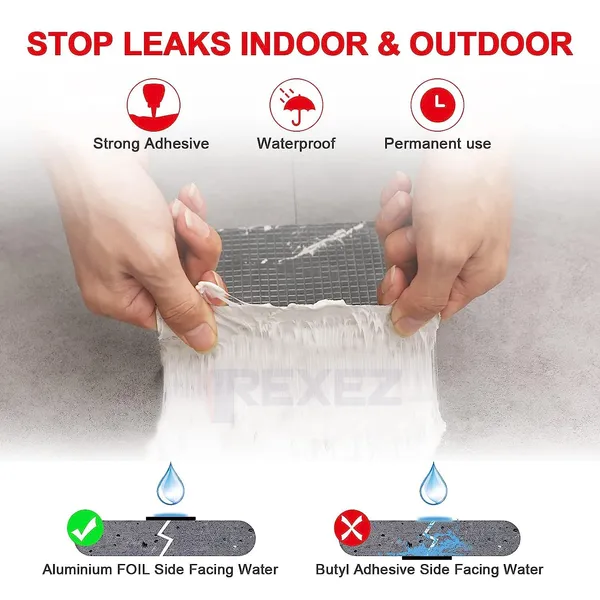 Super_Strong_Adhesive_Waterproof_Permanent_Repair_Aluminum_Butyl_Tape_Rubber_Foil_Suitable_For_Roof_Leak,_Surface_Crack,_Window_Sill_Gap,_Boat_Sealing,_Home_Renovation_5Cm*5M