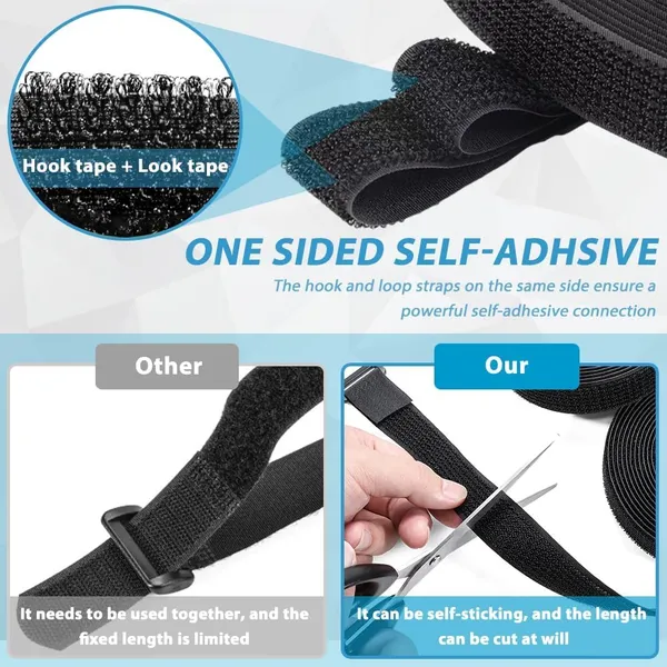 Hook_And_Loop_Straps_With_25_Buckles,_Adjustable_Velcro_Ties_For_Cable_Cord_And_Wire_Organizer,_Multipurpose_Hook_And_Loop_Securing_Fastener_Ties,_Free_Cut_Length,_Reusable_Cinch_Strap(5M_X_1In)