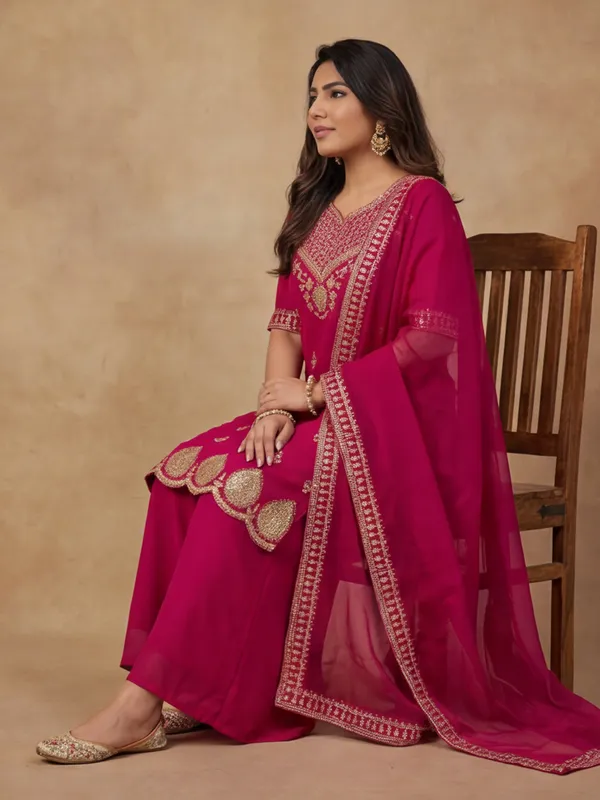 Women_Embroidered_Georgette_kurta_set
