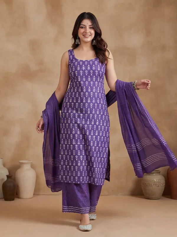 New_Printed_Rayon_Kurta_Set