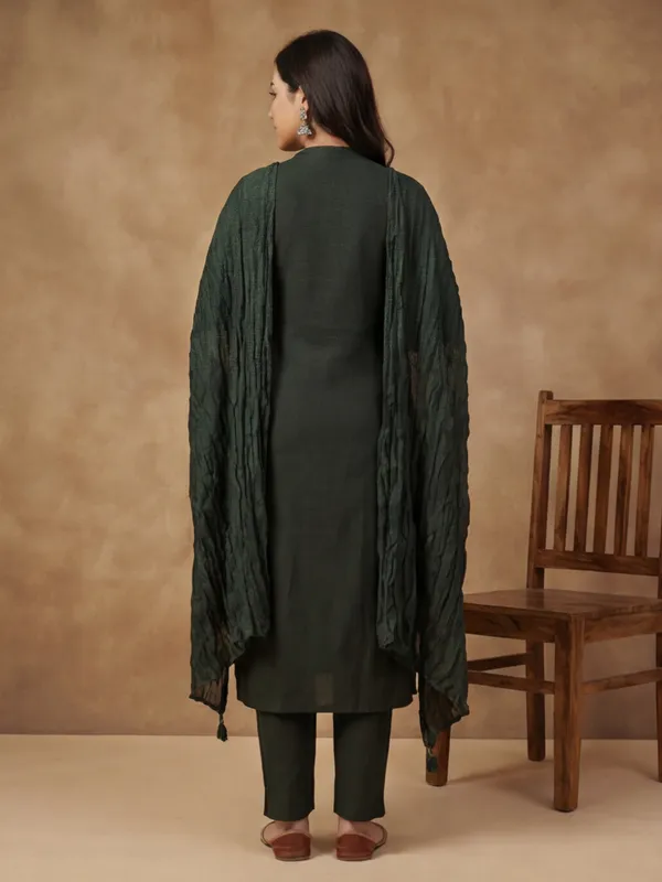 Women_Embroidery_Coding_Work_With_Show_Button_Rayon_Kurta_Set