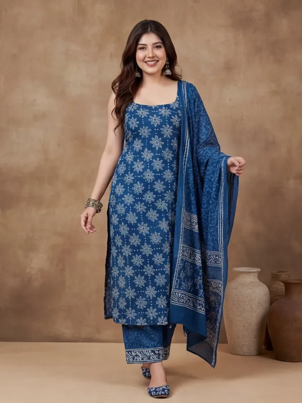 New_Printed_Rayon_Kurta_Set