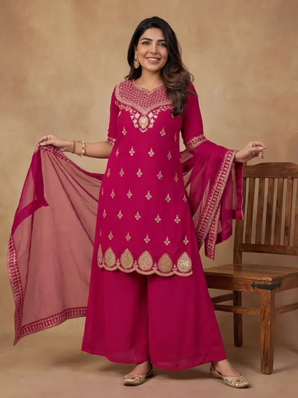Women_Embroidered_Georgette_kurta_set