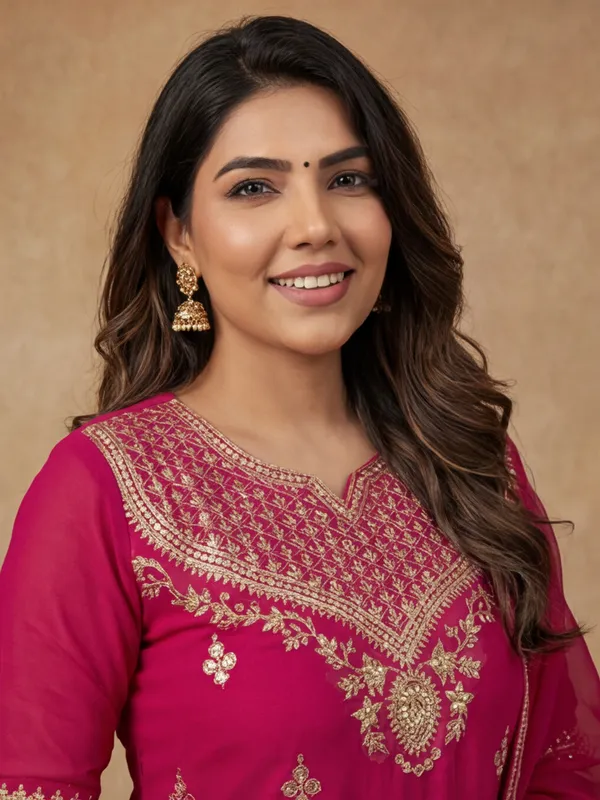 Women_Embroidered_Georgette_kurta_set