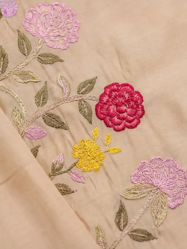 New_Embroidered_Work_Chanderi_Kurta_Set