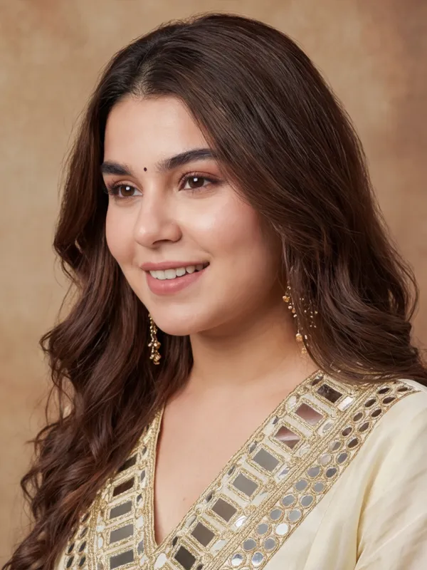 Latest_Embroidery_With_Mirror_Work_Chinon_Kurta_set
