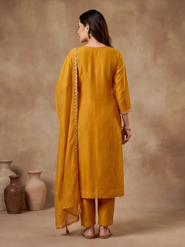 Women_Embroidered_Vichitra_Silk_Flared_kurta_set