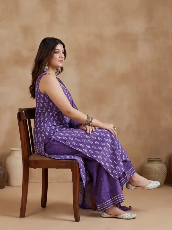 New_Printed_Rayon_Kurta_Set