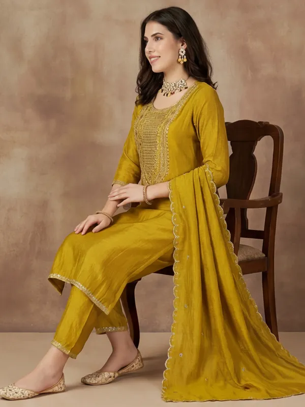 Women_Embroidered_Vichitra_kurta_set