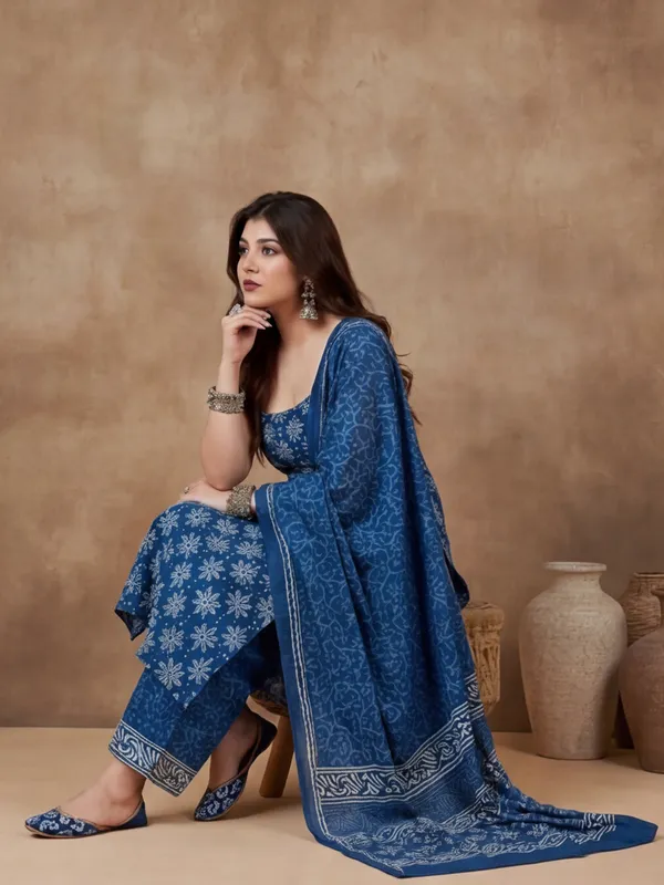 New_Printed_Rayon_Kurta_Set