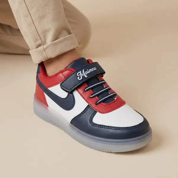 Maimne_Kids_Sports_Shoes_-_Navy_Blue,_Red_&_White