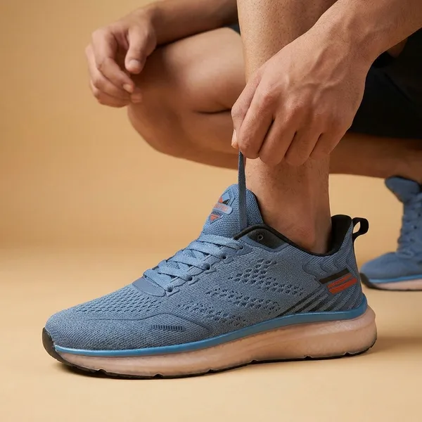 United_Mens_Blue_Running_Sports_Shoes_With_Mesh_Upper