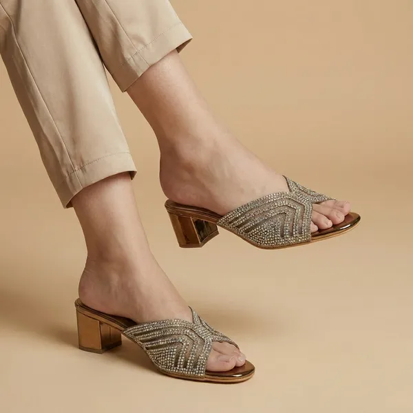 Embellished_Crystal_Stone_Flat_Slide_Sandals_For_Women_-_Gold/Bronze