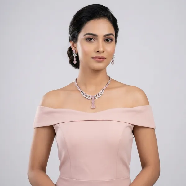 Silver_Alloy_Statement_Necklace_Set_For_Women