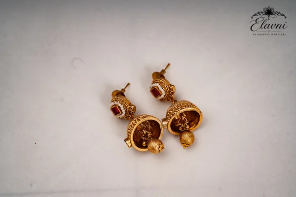 Gold-Plated_Alloy_Jhumki_Necklace_Set_For_Women