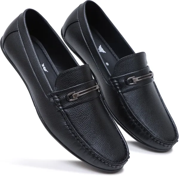 Black_Synthetic_Leather_Loafers_Loafers_For_Men