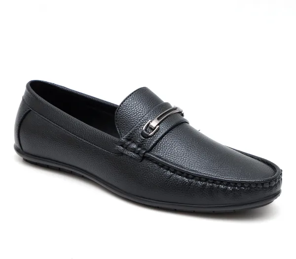 Black_Synthetic_Leather_Loafers_Loafers_For_Men