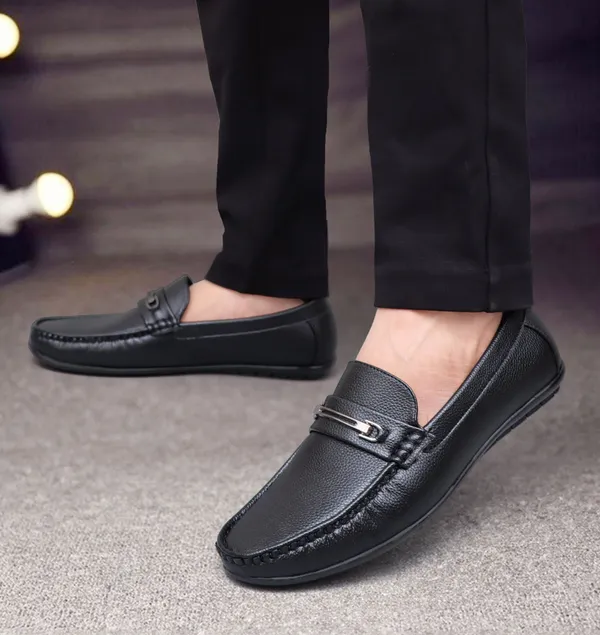 Black_Synthetic_Leather_Loafers_Loafers_For_Men