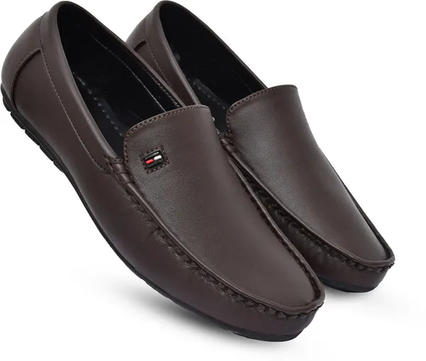 Brown_Synthetic_Leather_Loafers_Loafers_For_Men