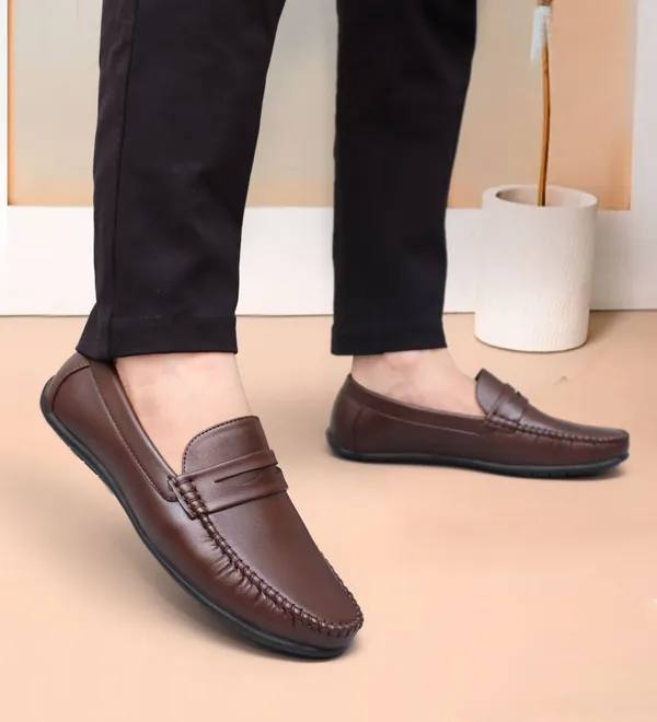 Brown_Synthetic_Leather_Loafers_Loafers_For_Men