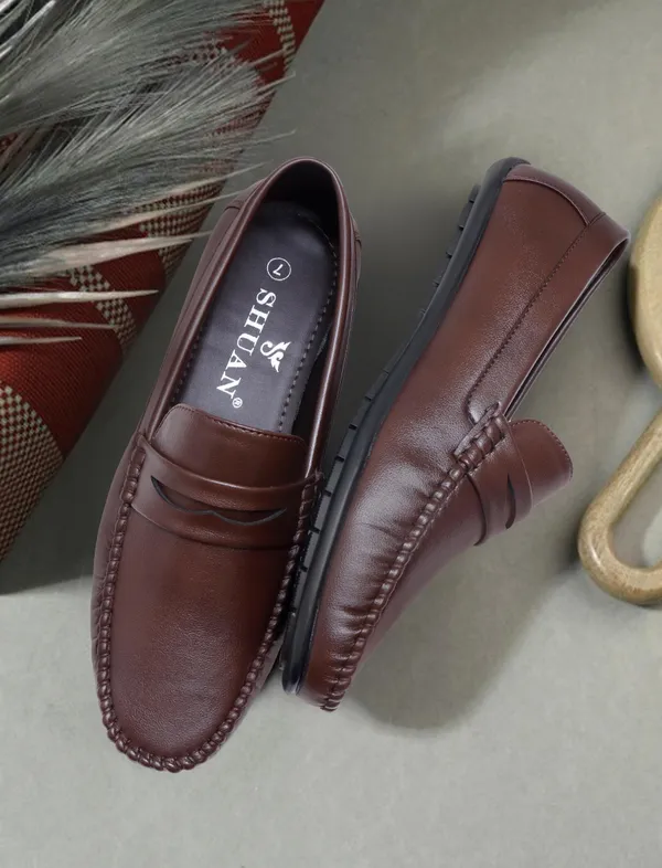 Brown_Synthetic_Leather_Loafers_Loafers_For_Men