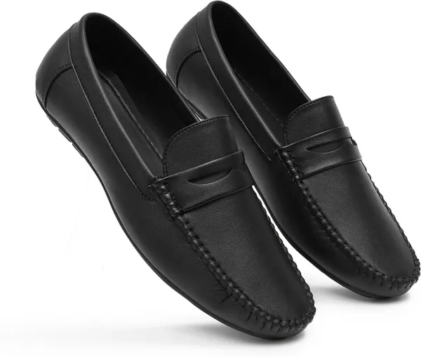 Black_Synthetic_Leather_Loafers_Loafers_For_Men