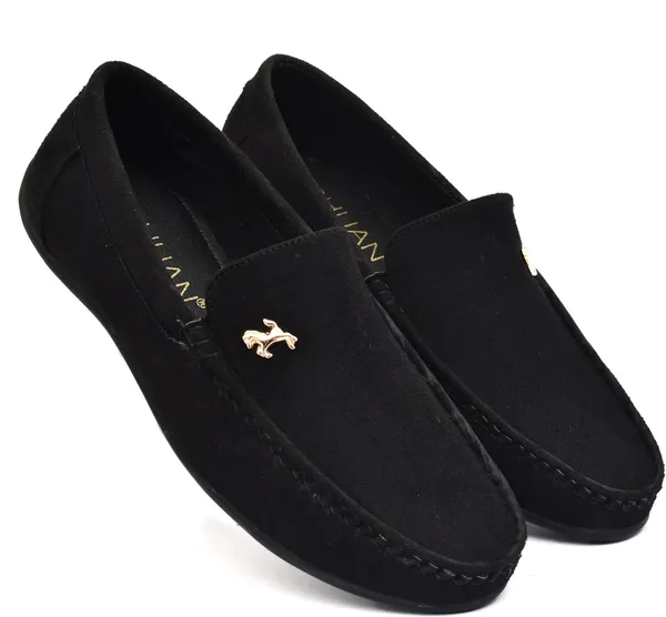 Black_Synthetic_Leather_Loafers_Loafers_For_Men