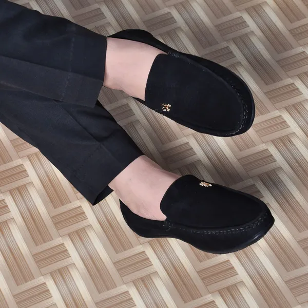 Black_Synthetic_Leather_Loafers_Loafers_For_Men