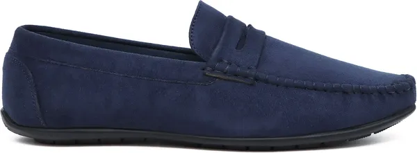 Blue_Synthetic_Leather_Shu3404_Loafers_Loafers_For_Men