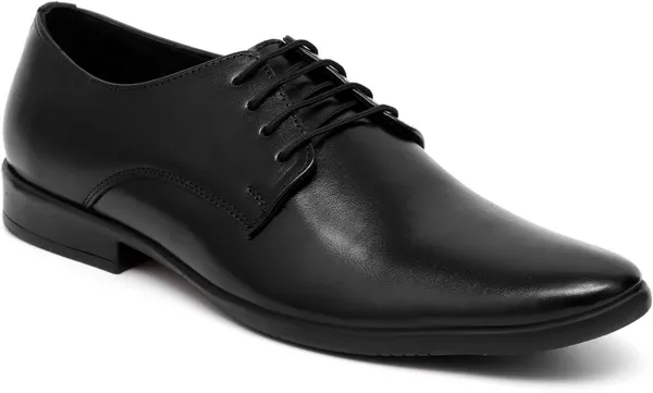 Black_Synthetic_Leather_Derby_Shoes_For_Men
