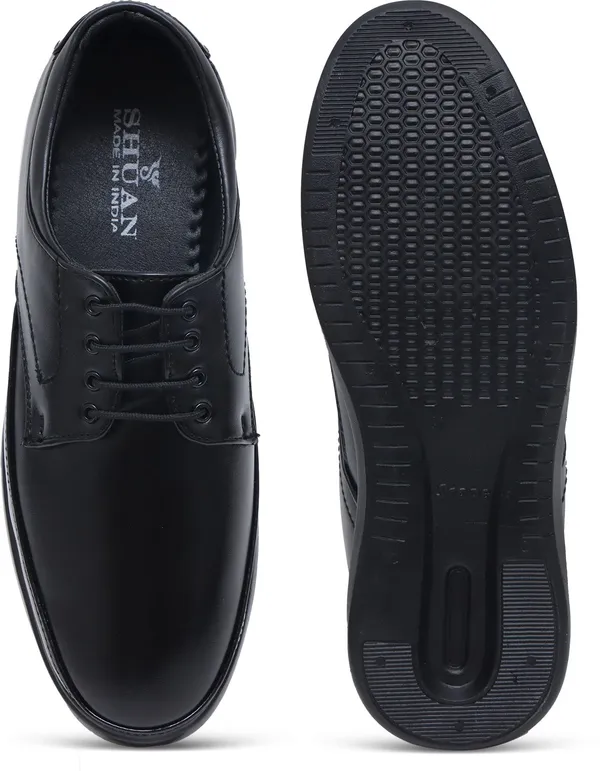Black_Synthetic_Leather_Lace_Up_Shoes_For_Men