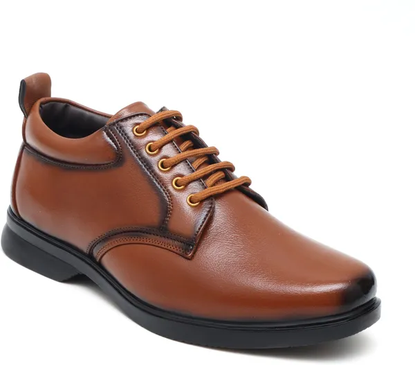 Tan_Synthetic_Leather_Lace_Up_Shoes_For_Men