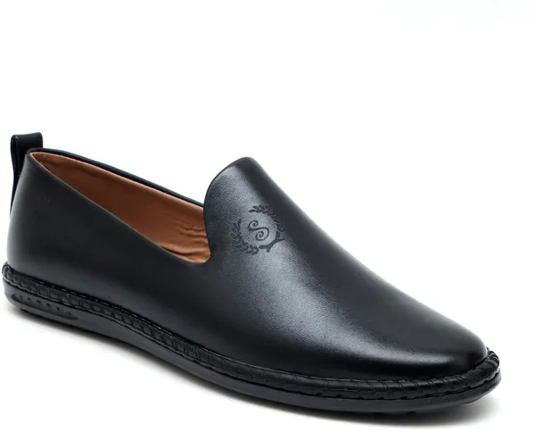 Black_Synthetic_Leather_Loafers_Loafers_For_Men