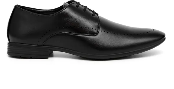 Black_Synthetic_Leather_Derby_Shoes_For_Men