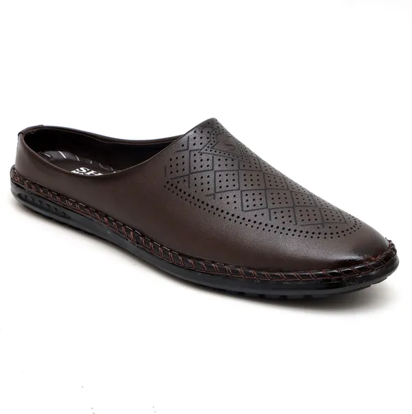 Brown_Synthetic_Leather_Mocassin_Shoes_For_Men