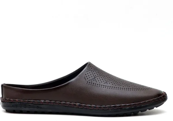 Brown_Synthetic_Leather_Mocassin_Shoes_For_Men