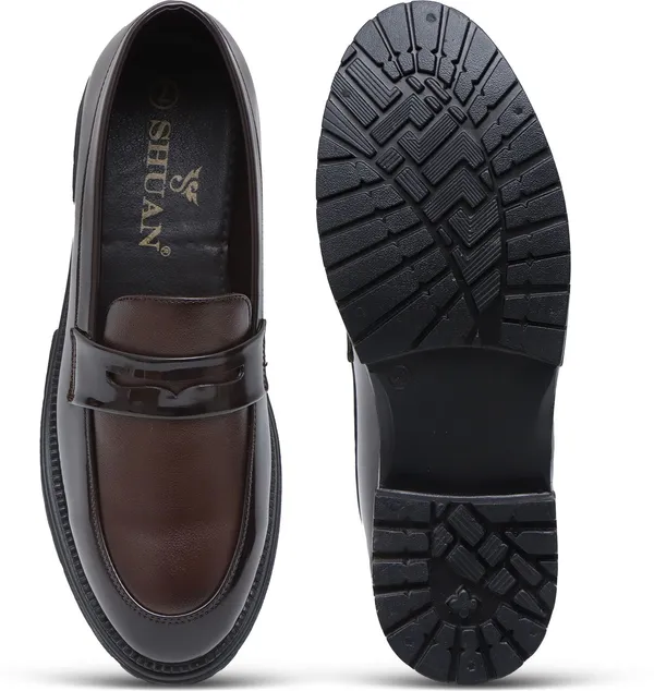 Brown_Synthetic_Leather_Slip_On_Shoes_For_Men