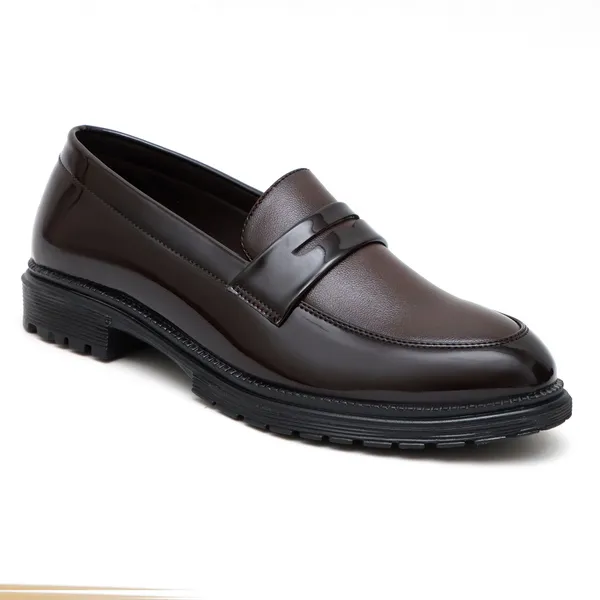 Brown_Synthetic_Leather_Slip_On_Shoes_For_Men