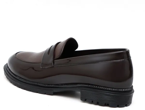 Brown_Synthetic_Leather_Slip_On_Shoes_For_Men