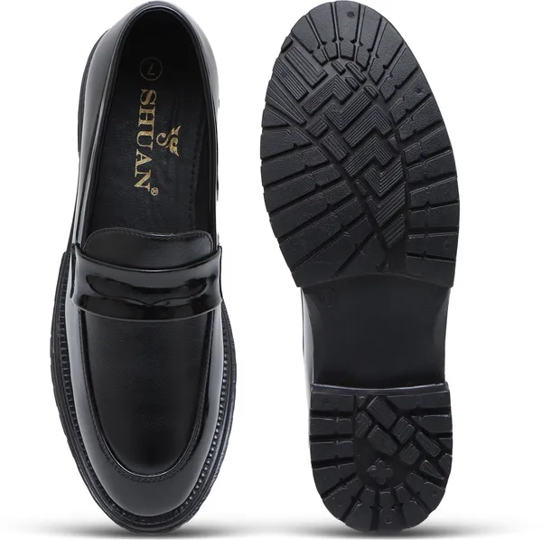 Black_Synthetic_Leather_Slip_On_Shoes_For_Men