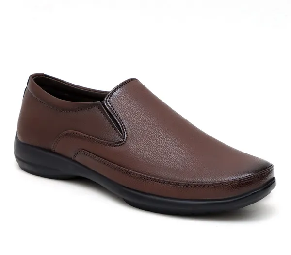 Brown_Synthetic_Leather_Derby_Shoes_For_Men