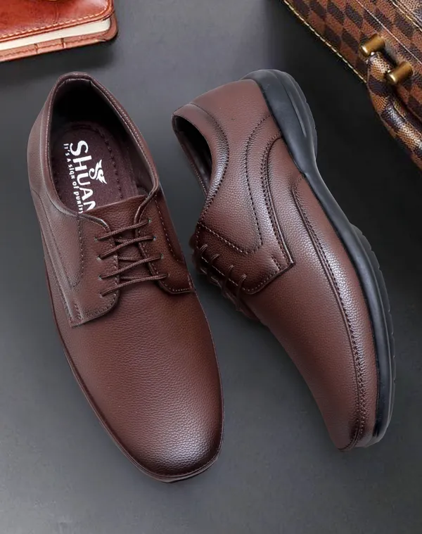 Brown_Synthetic_Leather_Slip_On_Shoes_For_Men