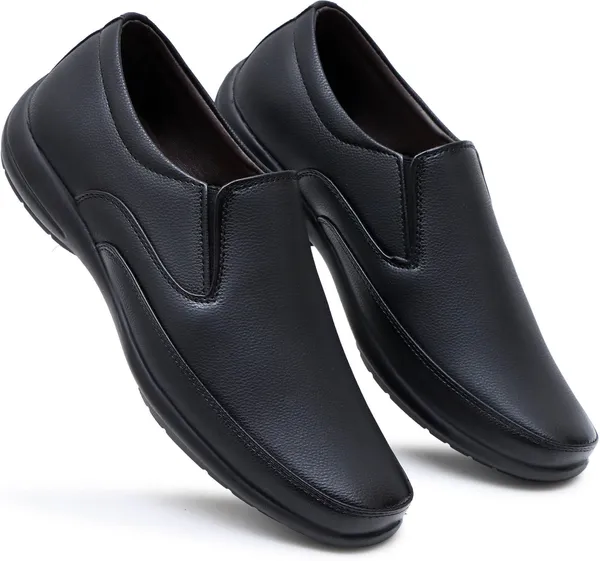 Black_Synthetic_Leather_Derby_Shoes_For_Men