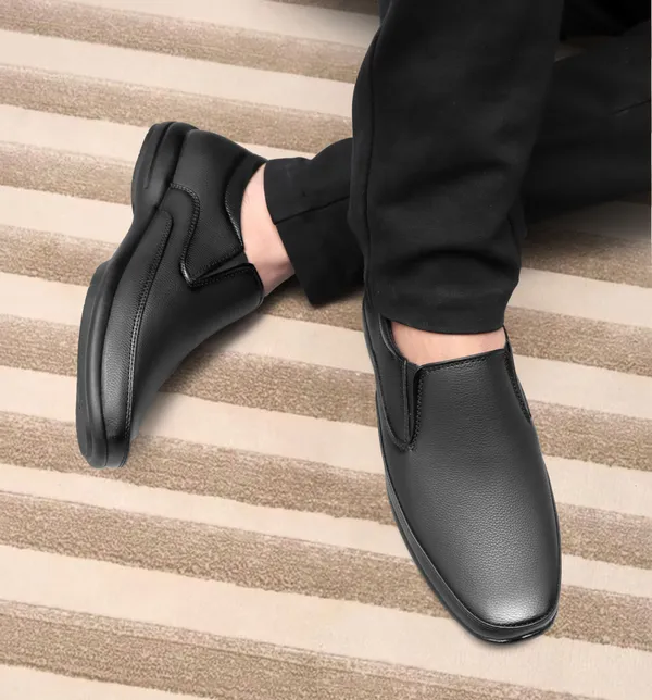 Black_Synthetic_Leather_Derby_Shoes_For_Men