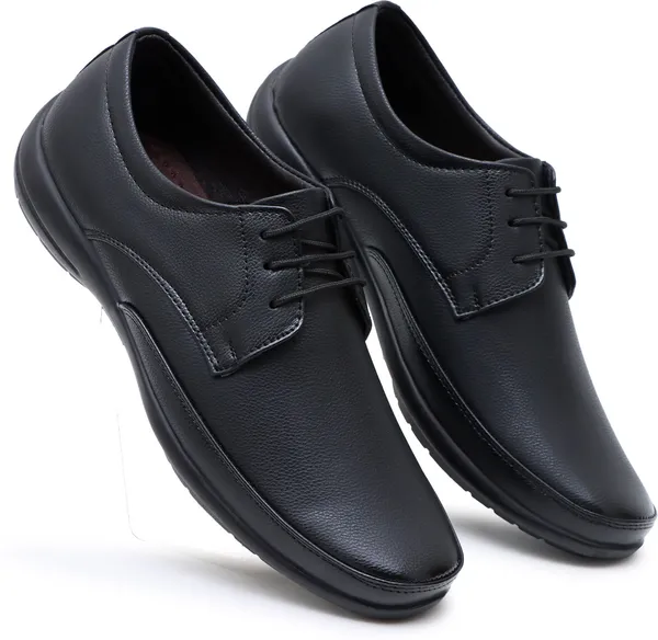 Black_Synthetic_Leather_Slip_On_Shoes_For_Men