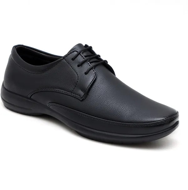 Black_Synthetic_Leather_Slip_On_Shoes_For_Men