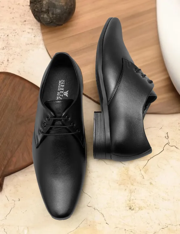 Black_Synthetic_Leather_Derby_Shoes_For_Men