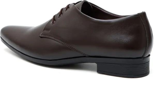 Brown_Synthetic_Leather_Derby_Shoes_For_Men