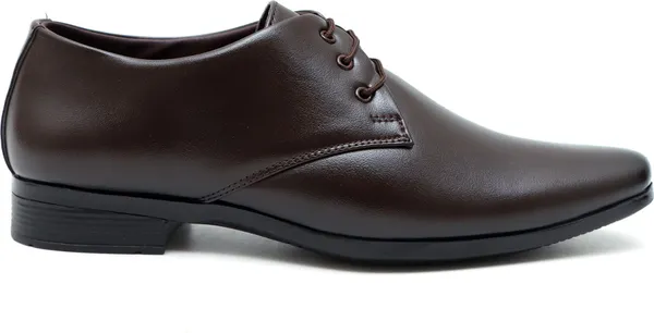 Brown_Synthetic_Leather_Derby_Shoes_For_Men